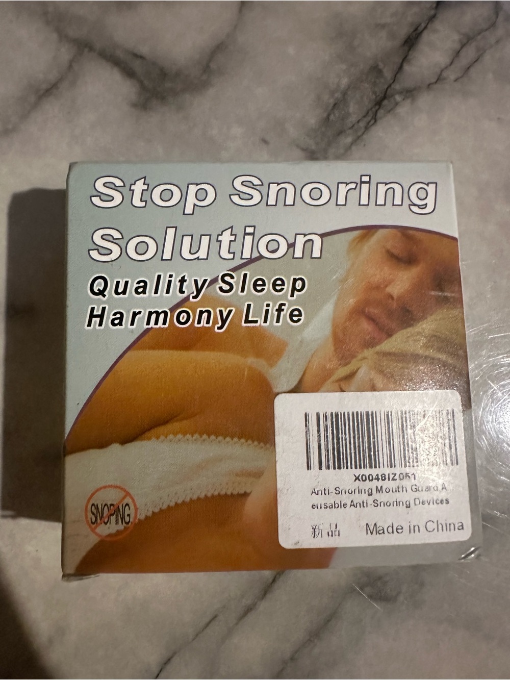 Stop Snoring Solution Mouth Guard - White